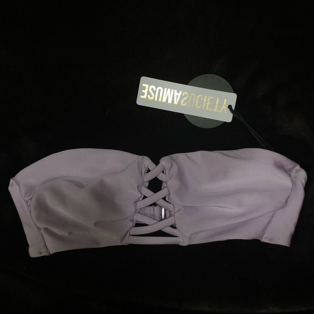 Never been worn amuse society bikini top